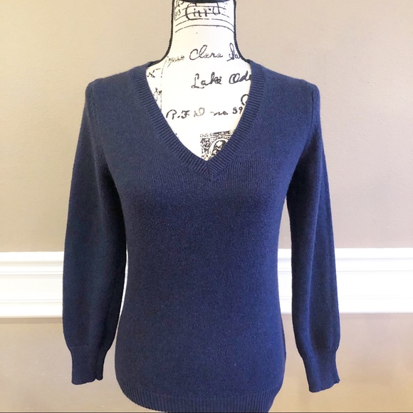 Old Navy Sweaters - Old Navy V-Neck Sweater, Navy Blue, Size Small